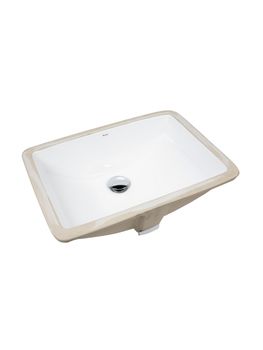 BOND S96-530 Раковина встраиваемая под столешницу 53х37,5х20см прямоугольная белая с переливом — фото 11, Раковины встраиваемые сверху