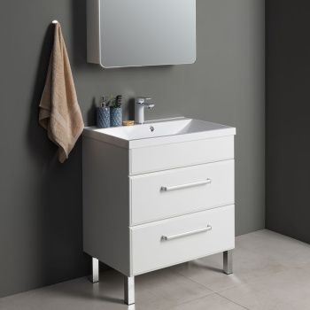 Тумба под раковину Aquanet Лукка 60 белый 00302396 — фото 19, Тумбы под раковину