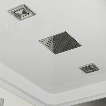 Душевая кабина Niagara Standart ST100/80/15Q (100х80х215) прямоугольник,поддон 15см,распашная,проф.белый,3 места — фото 7, Душевые кабины