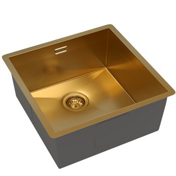 Кухонная мойка Reflexion Iseo RX2265BL оружейная сталь — фото 113, Кухонные мойки