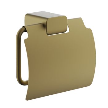 Держатель для туалетной бумаги BELZ B90803, брашированное золото — фото 1, Держатели туалетной бумаги
