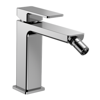 AQM6816CR Savona Смеситель для биде, гладкий, подводка 1⁄2", хром — фото 1, Смесители