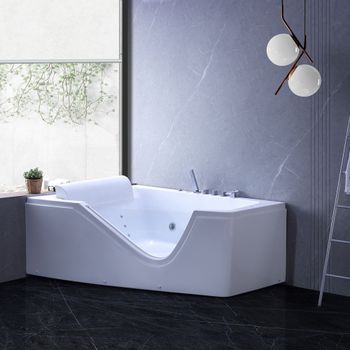 Акриловая ванна Gemy G9056 B L — фото 2, Акриловые ванны