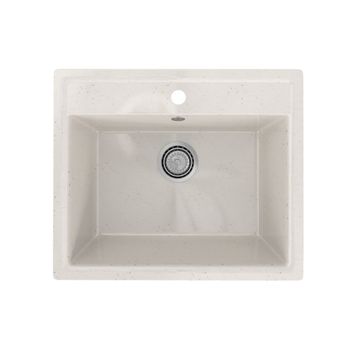 Товар: Кухонная мойка Maretti KT565-WH, белый - фото 1 Кухонная мойка Maretti KT565-WH, белый — фото 1, Кухонные мойки