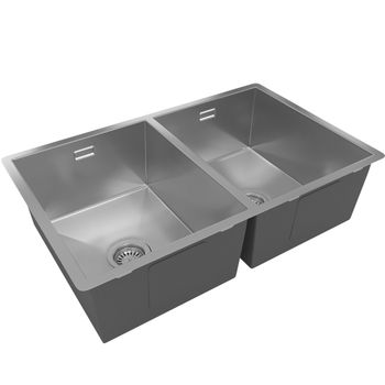 Кухонная мойка Reflexion Iseo RX2265BL оружейная сталь — фото 198, Кухонные мойки