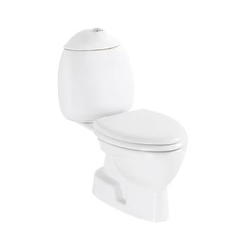 CREAVIT COCUK БЕЗ ДЕКОРА Унитаз детский CK300.0010+Крышка KC3041.00 S сифон CK300-11CB00E-0000+KC0802.01.0000E — фото 1, Напольные унитазы