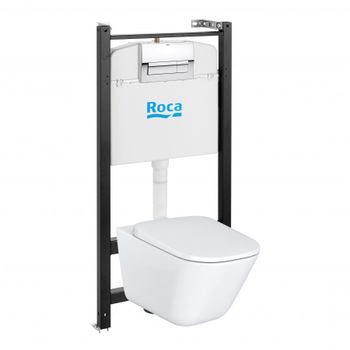 GAP CLEAN RIM Комплект 4 в 1 (инсталляции+подве. унитаз+сиденье с механизмом Soft-Closing+смывная 7893104100 — фото 1, Комплекты унитаз + инсталляция