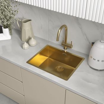 Кухонная мойка Reflexion Iseo RX2265BL оружейная сталь — фото 152, Кухонные мойки