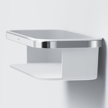 Товар: A8F53100 Func Корзина для душа прямая - фото 2 A8F53100 Func Корзина для душа прямая — фото 2, Полки для ванной и душа