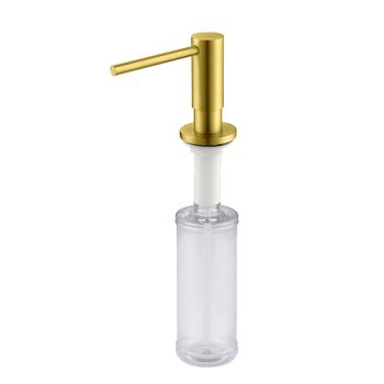 Дозатор встраиваемый Timo Saona 13139/20 золото шлифованное — фото 1, Дозаторы