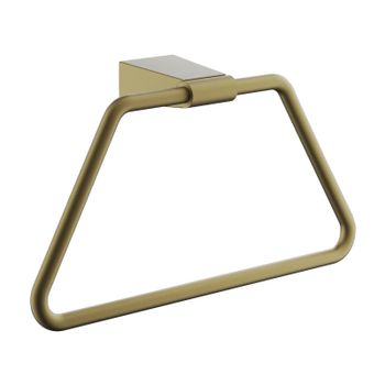 Кольцо для полотенец BELZ B91304, брашированное золото — фото 1, Полотенцедержатели