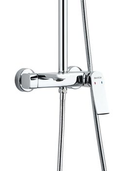 BOND B08-9100 Душевая система с тропическим душем и смесителем с изливом — фото 14, Душевые системы