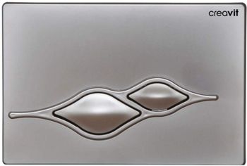 CREAVIT Кнопка для инсталляции UFO матовая хром GP1003.00 — фото 1, Кнопки смыва