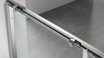 Душевой угол Veconi Rovigo RV-055M, 1000х700х1950, хром, матовое стекло RV055M-10070-07-C8 — фото 3, Душевые уголки