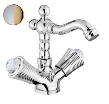 Смеситель для биде Fiore VENERE SKY (SWAROVSKI®) 13ZZ0635, хром/золото — фото 1, Смесители для биде