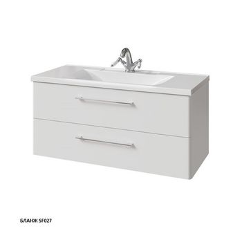 АККОРД тумба 100, 2ящ 2221-SF027 — фото 1, Комоды и тумбы для ванной комнаты