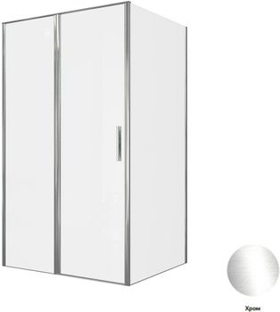 Душевой уголок Allen Brau Priority 120x80 3.31007.00 + 3.31013.00 хром 3.31007.00 + 3.31013.00 — фото 5, Душевые кабины и ограждения