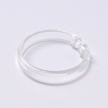 Набор колец для шторы в ванную комнату IDDIS Transparent (RID010P) — фото 1, Аксессуары для ванной