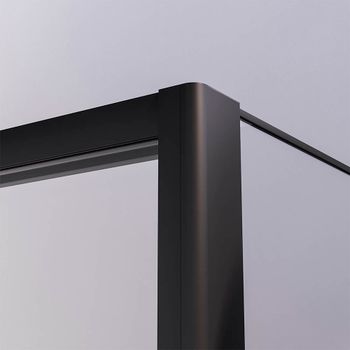 Душевой угол раздвижной Veconi Premium Prato 300 SP B-L, 1100х1000x2000, черный матовый, стекло прозрачное PR3/L-SP-110100-01-B-C4 — фото 4, Душевые уголки