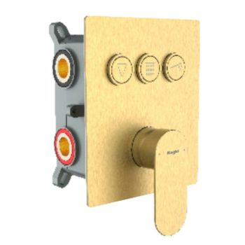 Смеситель для душа Raglo R50.273.03, золотой сатин — фото 1, Смеситель для душа