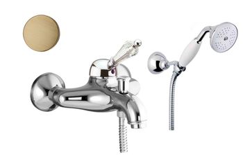 Смеситель для ванны Fiore IMPERIAL-SKY (SWAROVSKI®) 82ZZ5104, бронза — фото 1, Смеситель для ванны