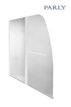 Шторка F03F для ванной, распашная PARLY (130x120) — фото 3, Шторки для ванной распашные