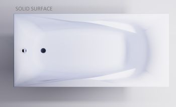 Ванна ВЕГА ЛЮКС 170*80, SOLID 1700х800 01010069 — фото 1, Ванны