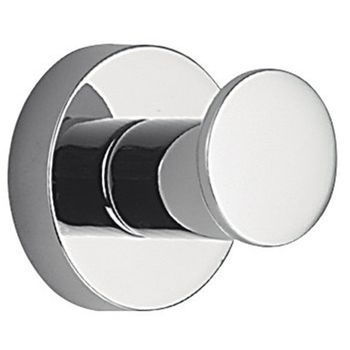 Крючок COLOMBO DESIGN PLUS W4917 одинарный цвет хром — фото 1, Крючки для полотенец