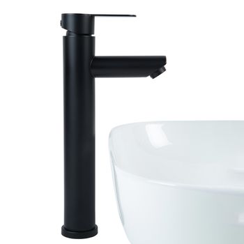 BOND Smart B63-2788 Смеситель однорычажный высокий без донного клапана для накладной раковины — фото 15, Смесители для раковины