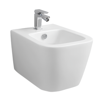 Биде Artceram A16 подвесной с одним отверстием цвет белый ASB004 01 00 — фото 4, Биде подвесные