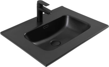 Раковина Aquanet Flat 60 черная матовая 00329253 — фото 1, Раковины