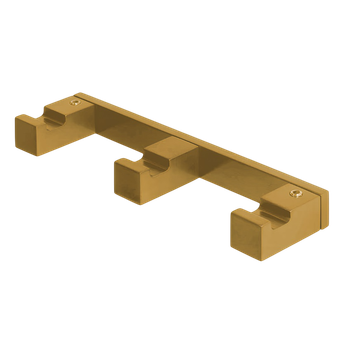 Товар: Крючок COLOMBO DESIGN MINI Q CD137.OM тройной цвет золото матовое - фото 3 Крючок COLOMBO DESIGN MINI Q CD137.OM тройной цвет золото матовое — фото 3, Крючки для полотенец