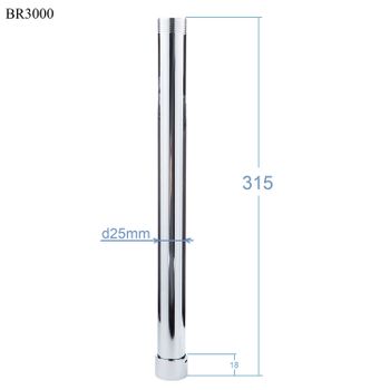 BOND BR3000 Удлинитель душевой штанги 30 см — фото 4, Душевое оборудование