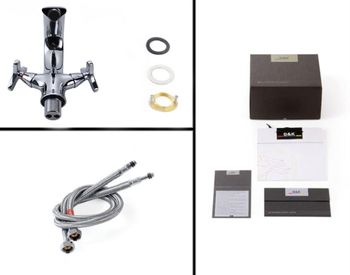 Смеситель для раковины D&K Hessen DA1382141, хром — фото 2, Смесители для раковины