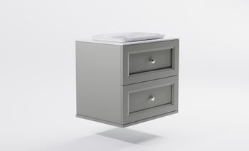 Товар: Тумба Классик 80 с 2ящ NCS S 3502-Y мат. с раковиной Ретро бел гл. и столешницей Solid бел гл. 4631177714306 - фото 3 Тумба Классик 80 с 2ящ NCS S 3502-Y мат. с раковиной Ретро бел гл. и столешницей Solid бел гл. 4631177714306 — фото 3, Тумбы с раковиной