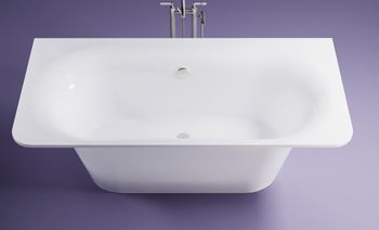 Ванна ПРИМА пустая, литой мрамор 1850х900 01010037 — фото 6, Ванны