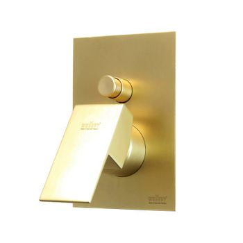 Смеситель для душа встраиваемый Webert Pegaso PE860101794, матовое золото — фото 1, Смеситель для душа