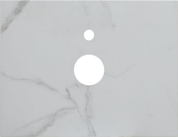 Столешница Aquanet Nova Lite 60 мрамор 00257607 — фото 2, Столешницы под раковину