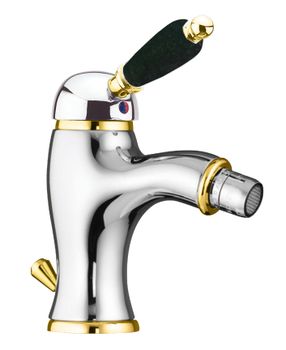 Смеситель для биде Fiore IMPERIAL BLACK 89CO5321, хром/золото — фото 1, Смесители для биде