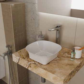 Раковина чаша D&K Berlin DT1431016, белый — фото 1, Раковины накладные