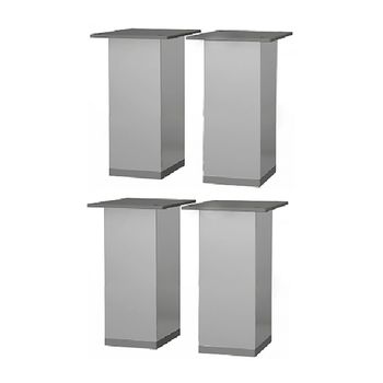 Комплект опор для мебели Lemark UNIVERSAL 15 см 4 шт LM15OP — фото 1, Комплектующие для мебели в ванной