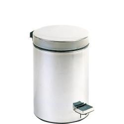 Товар: Ведро из нерж. Стали 3 л. с педалью 09100.03.S, шт - фото 1 Ведро из нерж. Стали 3 л. с педалью 09100.03.S, шт — фото 1, Мусорные ведра