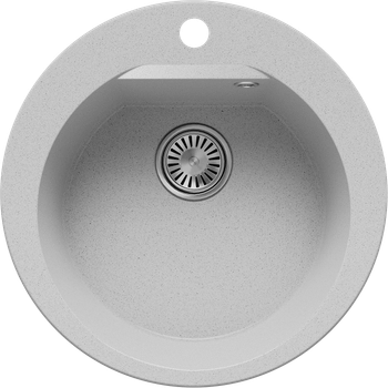 Кухонная мойка Polygran ATOL-520 No314 Светло-серый 854789 — фото 1, Кухонные мойки