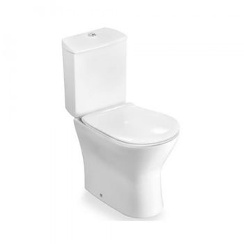 Товар: LEON Чаша унитаза напольного, двойной выпуск, белая. ROCA 7342649000 - фото 2 LEON Чаша унитаза напольного, двойной выпуск, белая. ROCA 7342649000 — фото 2, Напольные унитазы