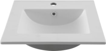 Товар: Раковина Aquanet Flat 50 белая матовая 00330428 - фото 3 Раковина Aquanet Flat 50 белая матовая 00330428 — фото 3, Раковины