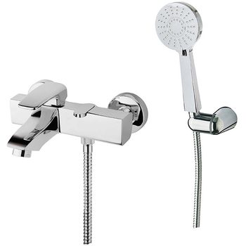 Смеситель для ванны Webert Kimono KI850101015, хром — фото 1, Смеситель для ванны