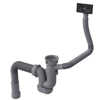 Кухонная мойка Reflexion Iseo RX2265BL оружейная сталь — фото 465, Кухонные мойки