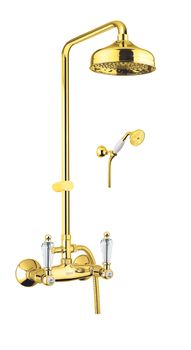 Душевая система Fiore GIOIELLI (SWAROVSKI®) 08OO0620, золото — фото 1, Душевые системы