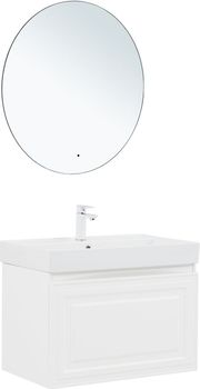 Товар: Тумба с раковиной Aquanet Агата 75 1 ящ. цв. белый сатин 00348186 - фото 8 Тумба с раковиной Aquanet Агата 75 1 ящ. цв. белый сатин 00348186 — фото 8, Тумбы с раковиной