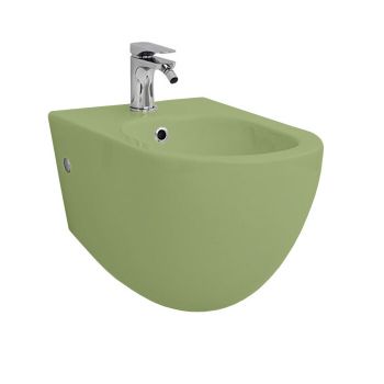 Биде Artceram File 2.0 подвесной с одним отверстием цвет salvia FLB001 44 00 — фото 2, Биде подвесные